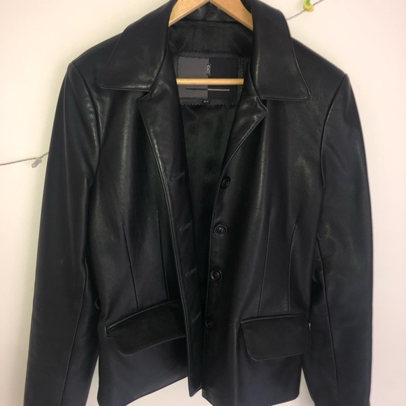 Black Leather Jacket - Picture 1 of 3